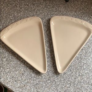 Longaberger Pizza Plates set of 2